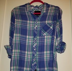 Rails plaid shirt in blue, green and pink.
